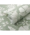 Papier peint Erismann - La Terrasse floral - Vert Sauge - 1051907