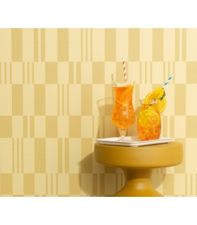 Papier peint Erismann - La Terrasse géométrique - jaune - 1052003
