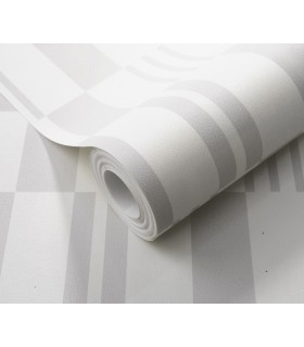 Papier peint Erismann - La Terrasse géométrique - Gris clair - 1052010