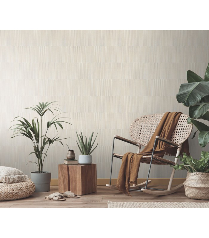 Papier peint Erismann, Collection Martinique - Intissé grainé, Décor : OXIDIZED BEIGE