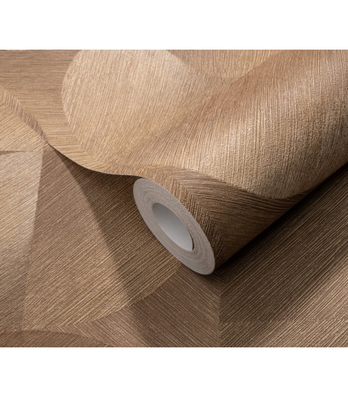 Papier peint Erismann, Collection Martinique - Intissé grainé, Décor : HARMONY CAMEL