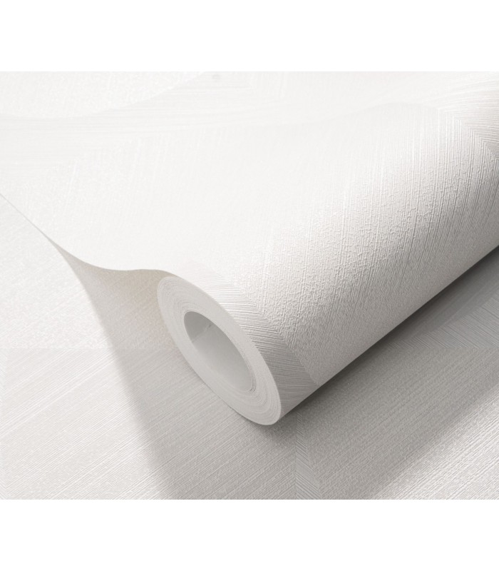 Papier peint Erismann, Collection Martinique - Intissé grainé, Décor : HARMONY BLANC