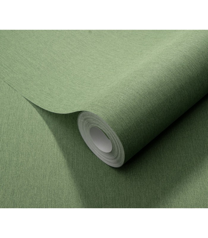Papier peint Erismann, Collection Martinique - Intissé grainé, Décor : PASSION VERT