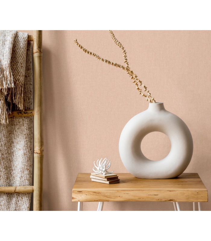 Papier peint Erismann, Collection Martinique - Intissé grainé, Décor : PASSION ROSE