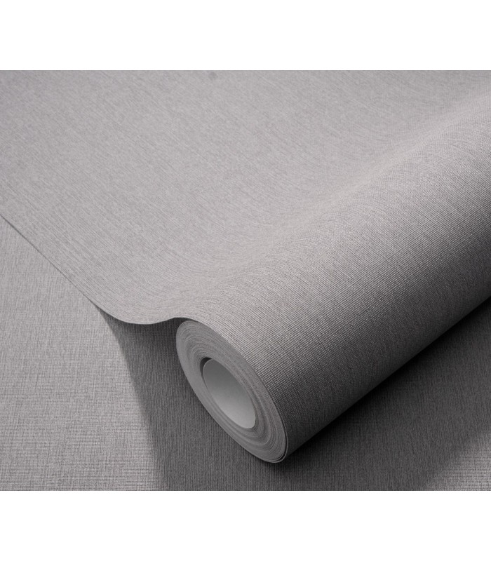 Papier peint Erismann, Collection Martinique - Intissé grainé, Décor : PASSION GRIS FONCE