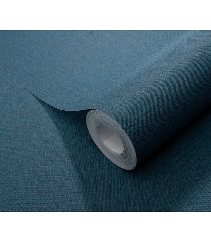 Papier peint Erismann, Collection Martinique - Intissé grainé, Décor : PASSION BLEU FONCE