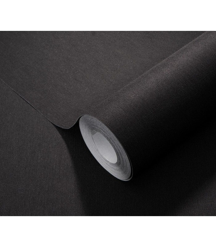 Papier peint Erismann, Collection Martinique - Intissé grainé, Décor : PASSION NOIR