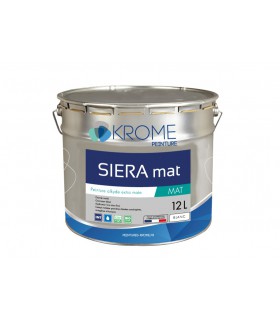 Krome Siera Mat - peinture alkyde finition et impression - Intérieur - 12L