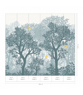 Papier peint Erismann - La Terrasse végétal - 220500101