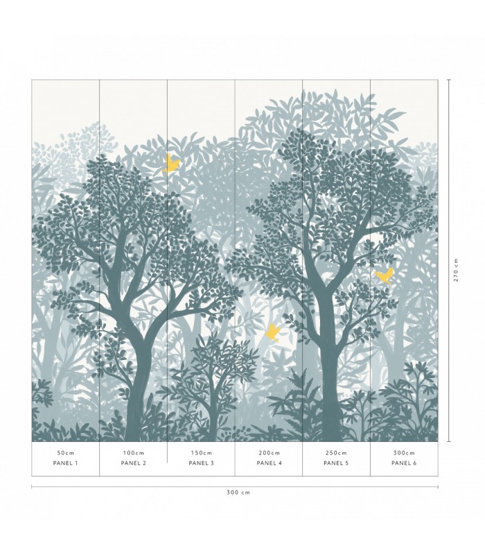 Papier peint Erismann - La Terrasse végétal - 220500101