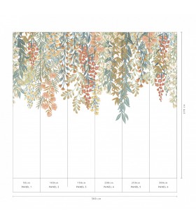 Papier peint Erismann - La Terrasse floral - 220530101