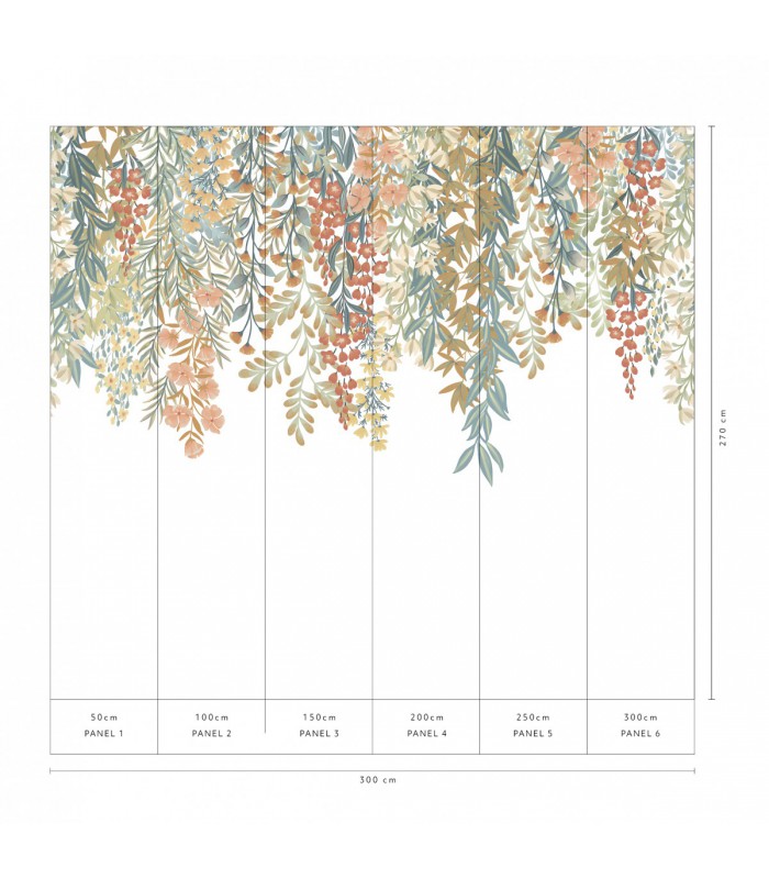 Papier peint Erismann - La Terrasse floral - 220530101
