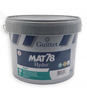 Guittet Mat 78 HydroPlus Peinture Acrylique de Finition Murs et Plafonds - Mat