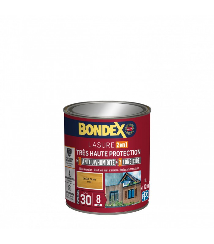 Bondex Lasure Très Haute Protection Satin 8 ans