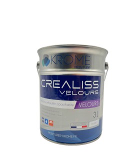 Krome Crealiss Velours – Peinture Opacifiante Acrylique pour Murs – Intérieur