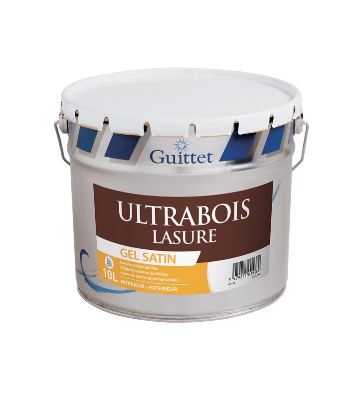 Guittet Ultrabois Lasure Gel satin Intérieur Extérieur