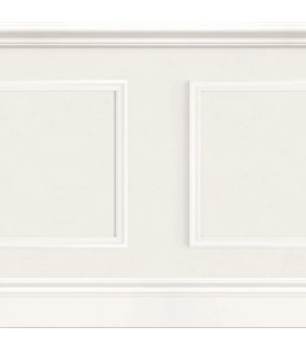 Panoramique LA BIBLIOTHEQUE Blanc Polaire 90 x 300cm - Collection WONDERWALLS 2 - CASADECO - Réf. WDWD200460255