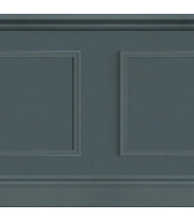 Panoramique LA BIBLIOTHEQUE Bleu Pétrole 90 x 300cm - Collection WONDERWALLS 2 - CASADECO - Réf. WDWD200466937