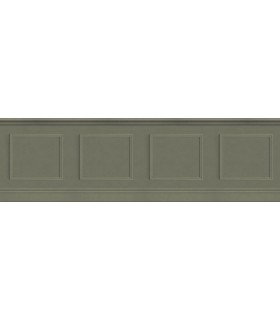 Panoramique LA BIBLIOTHEQUE Kaki 90 x 300cm - Collection WONDERWALLS 2 - CASADECO - Réf. WDWD200467540