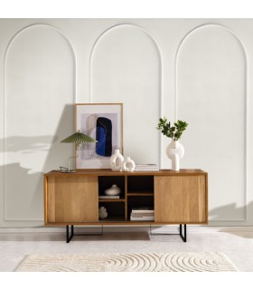 Panoramique MOULDING ARCH Blanc S 106X250cm - Collection RELIEFS - CASELIO - Réf. RLF106340040