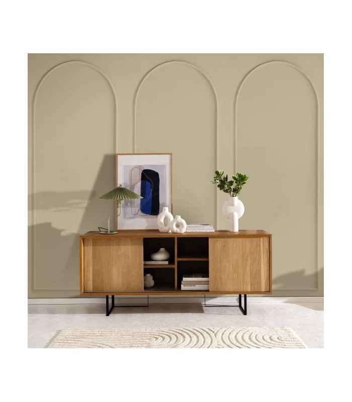 Panoramique MOULDING ARCH Beige S 106X250cm - Collection RELIEFS - CASELIO - Réf. RLF106341040