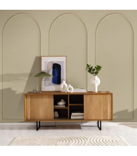 Panoramique MOULDING ARCH Beige M 106X280cm - Collection RELIEFS - CASELIO - Réf. RLF106341041