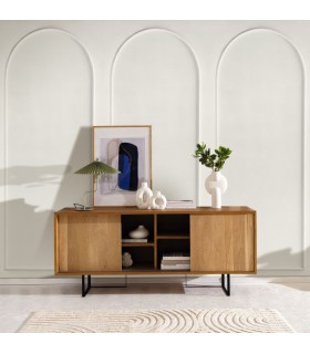 Panoramique MOULDING ARCH Blanc L 106x310cm - Collection RELIEFS - CASELIO - Réf. RLF106340042