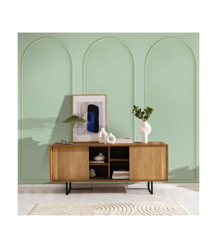 Panoramique MOULDING ARCH Vert L 106X310cm - Collection RELIEFS - CASELIO - Réf. RLF106347042