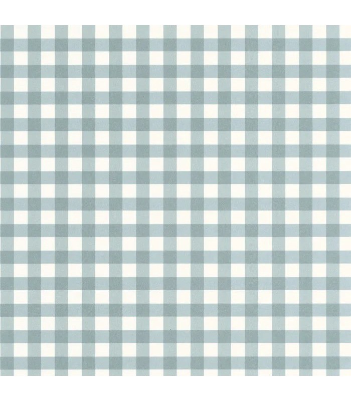 Papier Peint VICHY BLEU ORAGE - Collection ONCE UPON A TIME 2 - CASADECO - Réf. OUTD89266306