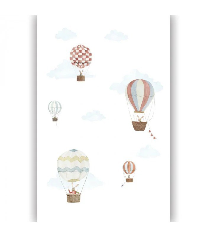 Panoramique TRAVEL AROUND THE WORLD BLANC M 200x280 - Collection ONCE UPON A TIME 2 - CASADECO - Réf. OUTD200720303