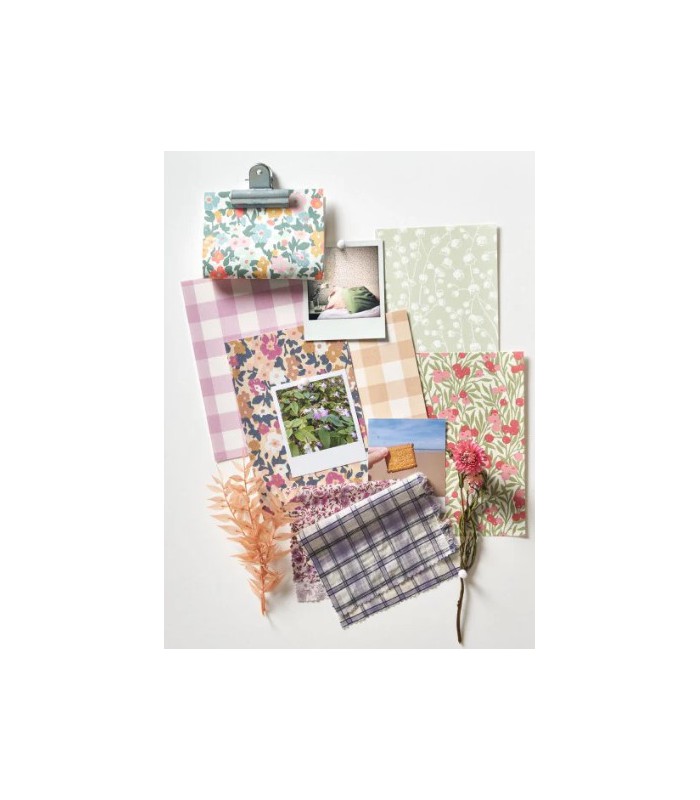 Papier Peint VICHY LILAS - Collection ONCE UPON A TIME 2 - CASADECO - Réf. OUTD89265313