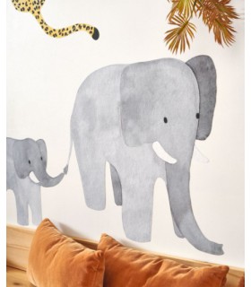 Panoramique ELEPHANTS MARCH SPRAY UP MULTICOULEURS - Collection ONCE UPON A TIME 2 - CASADECO - Réf. OUTD201019797