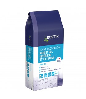 Joint carrelage mur et sol blanc Bostik 2,5 kg résistant et durable