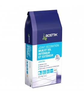 Joint mur et sol beige Bostik 2,5 kg pour carrelage intérieur et extérieur