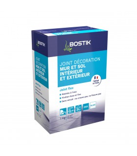 Joint fin blanc Bostik 1 kg pour carrelage murs et sols