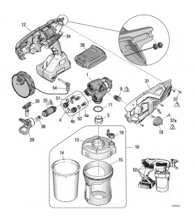 Pulvérisateur de peinture airless portatif UltraMAX de Graco - 230 V