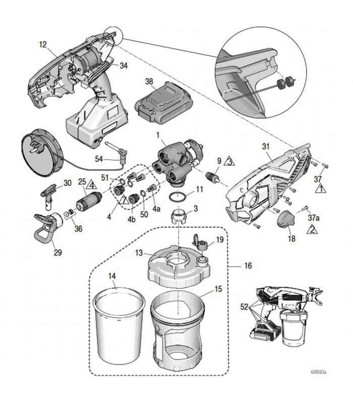 Pulvérisateur de peinture airless portatif UltraMAX de Graco - 230 V