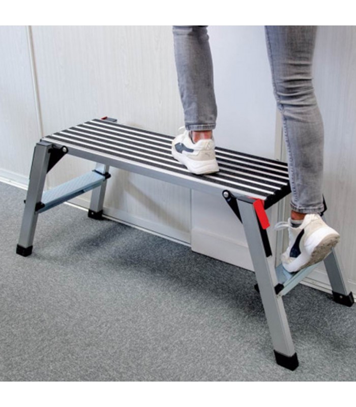 Plateforme de travail pliante en aluminium Hailo 50 cm