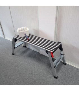 Plateforme de travail pliante en aluminium Hailo 50 cm