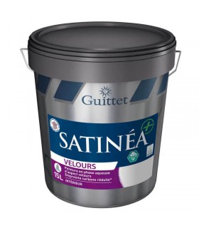 Guittet Satinea + Velours Bas Carbone Peinture Murs - Intérieur