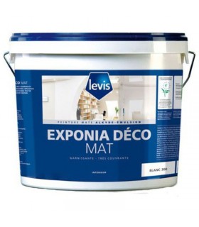 Levis Exponia Deco Mat peinture murs et plafonds 10 L