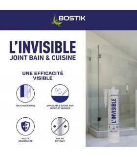 Bostik Silicone L’Invisible 290 ml Transparent