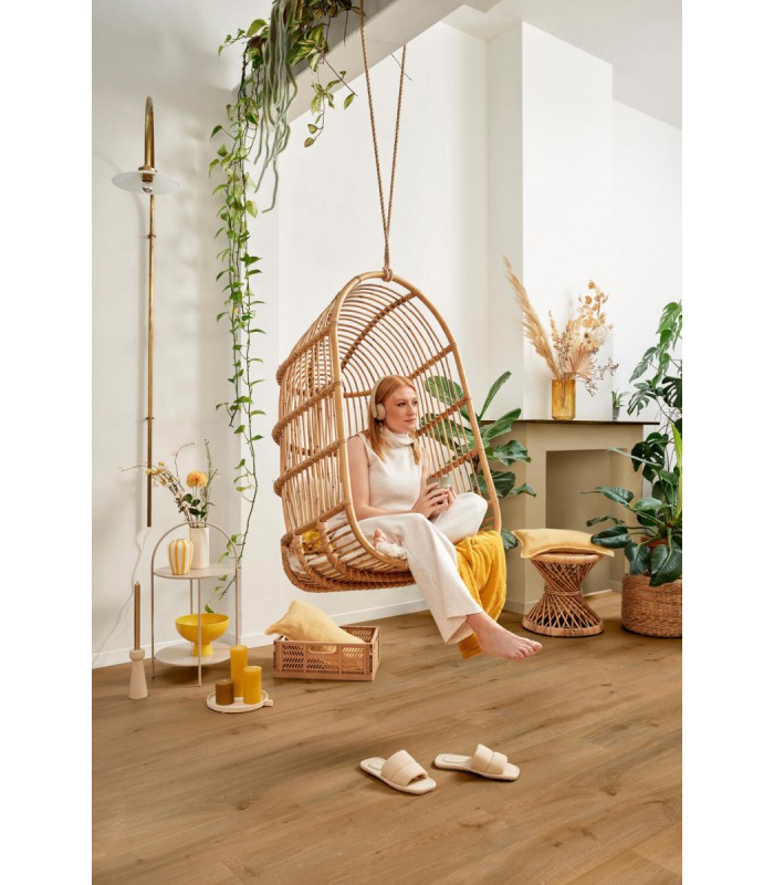 Parquet stratifié Ocean+ 8V4 - Gyant Warm Natural - Résistant à l'eau - 1288 x 190 x 8 mm