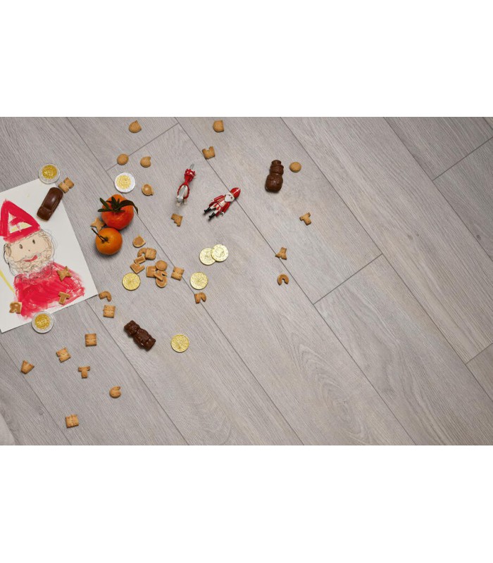 Berry Alloc Parquet stratifié Ocean+ 8V4 - Jazz Light Grey - 1288 mm x 190 mm x 8 mm