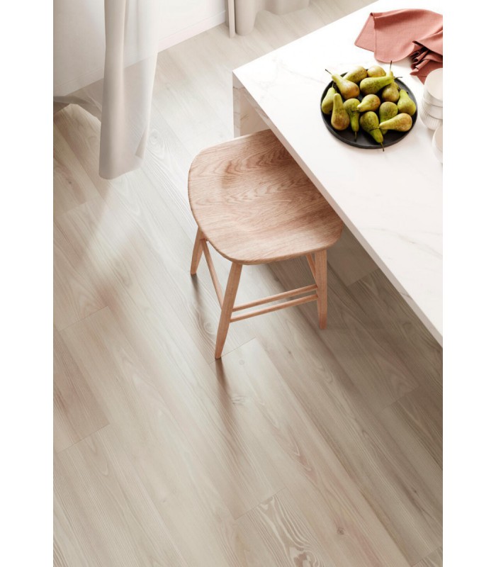 Parquet stratifié Ocean+ 8V4 - Ragnar Light Sand - Résistant à l'eau - 1288 x 190 x 8 mm