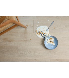 Parquet stratifié Ocean+ 8V4 - Texas Light Natural - Résistant à l'eau - 1288 x 190 x 8 mm