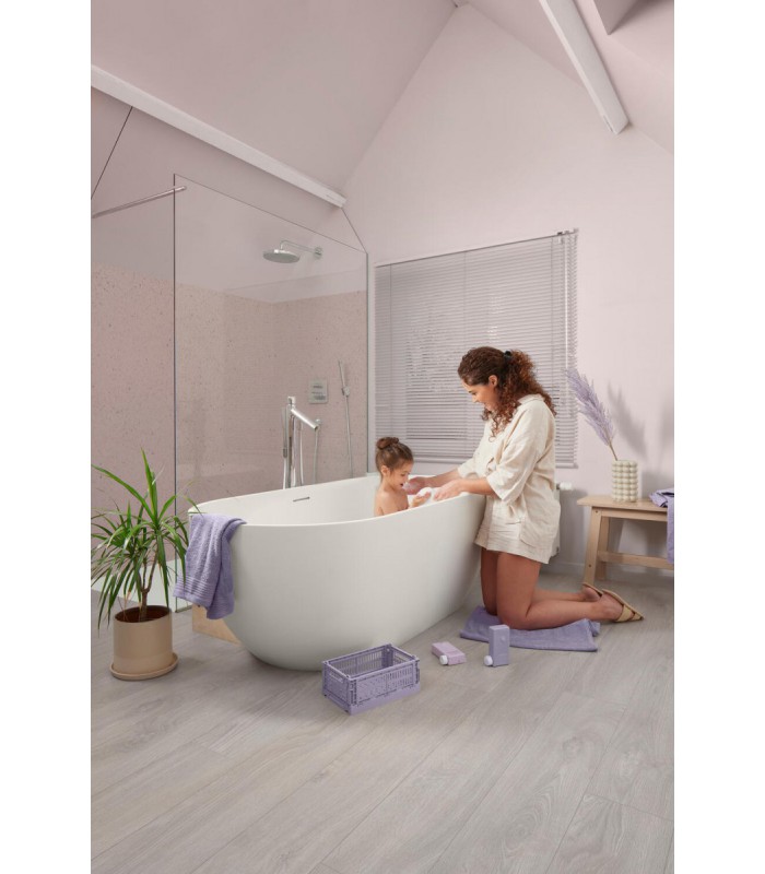 Berry Alloc Parquet stratifié Ocean+ 8XL - Jazz Light Grey - 2038 mm x 241 mm x 8 mm