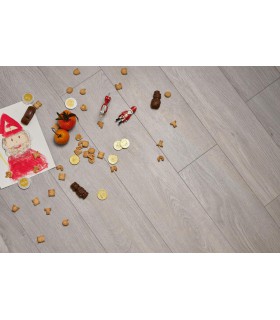 Berry Alloc Parquet stratifié Ocean+ 8XL - Jazz Light Grey - 2038 mm x 241 mm x 8 mm