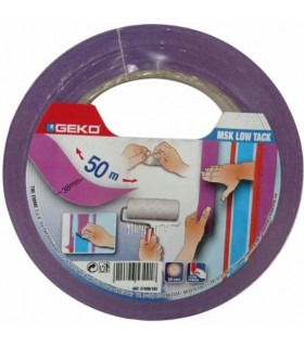 Ruban de masquage violet professionnel peinture GEKO - 50m