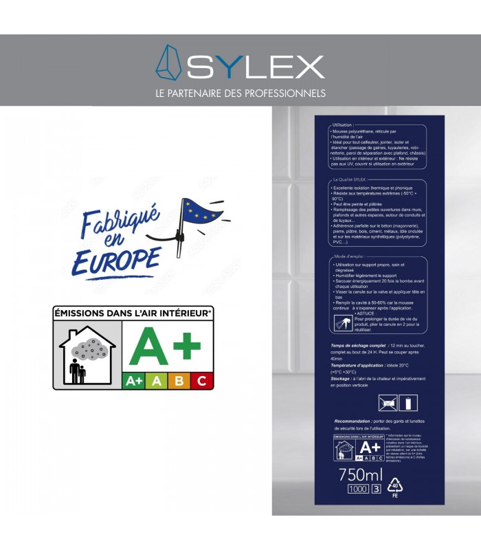 Mousse expansive PU 1C Pro 75 750ml